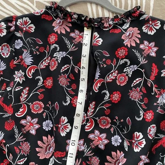 BANANA REPUBLIC long sleeve floral dress - Picture 9 of 10